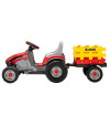 PEG PEREGO MINI TONY TIGRE traktor na pedały z przyczepą