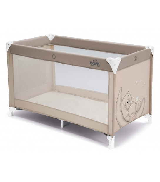 CAM PISOLINO komfortowe 2 poziomowe łóżeczko dziecięce wygodne w domu i w podróży
