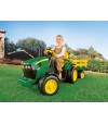 Peg Perego JOHN DEERE GROUND FORCE traktor na akumulator z przyczepą
